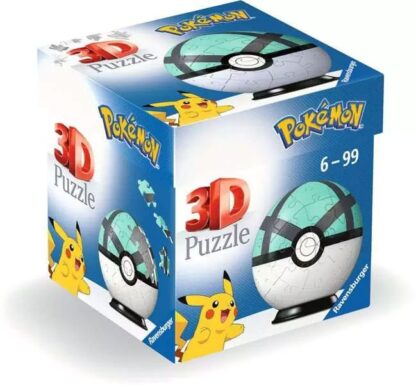 Pokémon 3D Puzzle Pokéballs: Netzball (55 Teile) – Bild 2