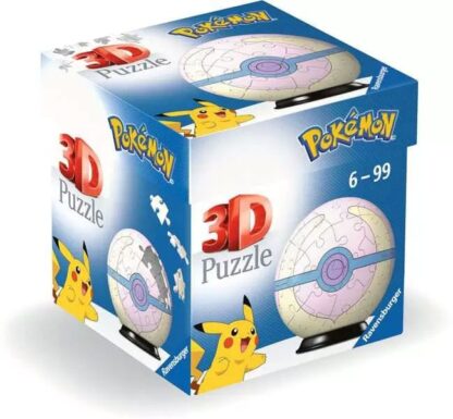 Pokémon 3D Puzzle Pokéballs: Heilball (55 Teile) – Bild 2