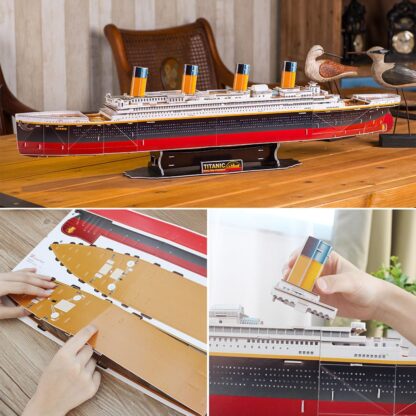 Titanic 3D Puzzle R.M.S. Titanic 80 cm – Bild 3