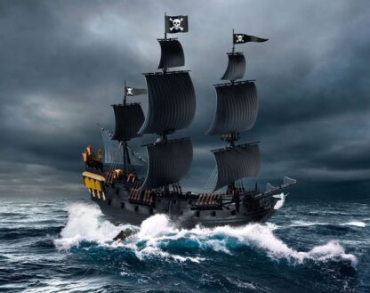 Pirates of the Caribbean Salazars Rache Easy-Click Modellbausatz 1/150 Black Pearl 26 cm – Bild 14