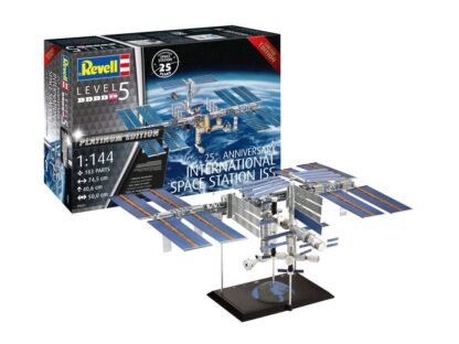 International Space Station ISS Modellbausatz 1/144 25th Anniversary Platinum Edition 74 cm – Bild 2
