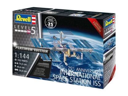 International Space Station ISS Modellbausatz 1/144 25th Anniversary Platinum Edition 74 cm – Bild 17