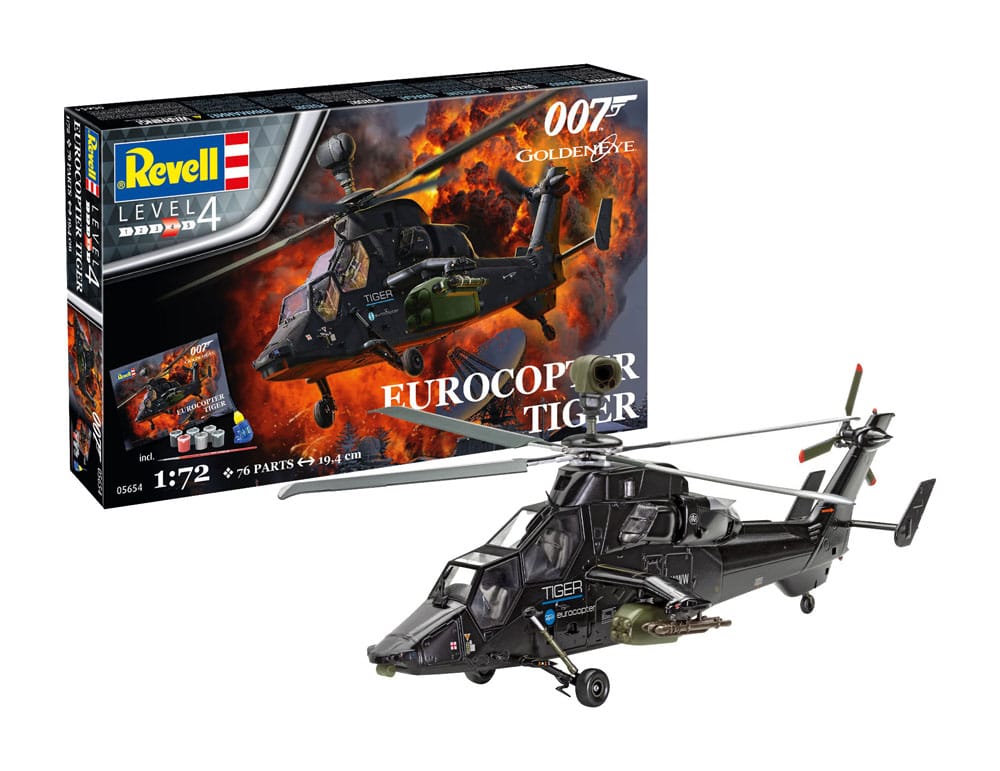 James Bond Modellbausatz Geschenkset 1/72 Eurocopter Tiger (GoldenEye) – Bild 2