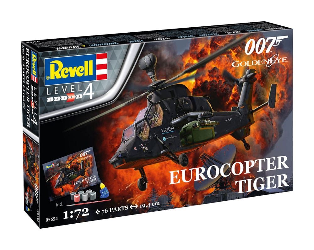 James Bond Modellbausatz Geschenkset 1/72 Eurocopter Tiger (GoldenEye) – Bild 4