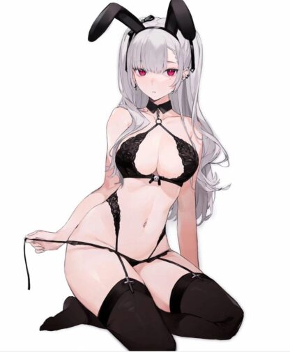 Original Character Statue 1/7 Black Bunny Girl Tana 23 cm – Bild 24