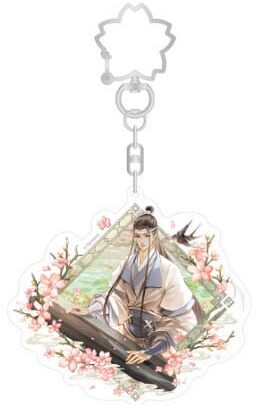 Grandmaster of Demonic Cultivation Spring Season Series Acryl Schlüsselanhänger Lan Wangji 7 cm