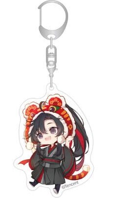Grandmaster of Demonic Cultivation Acryl Schlüsselanhänger Wei Wuxian Chibi Style 7 cm