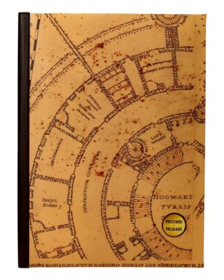 Harry Potter Notizbuch mit Leuchtfunktion Karte des Rumtreibers