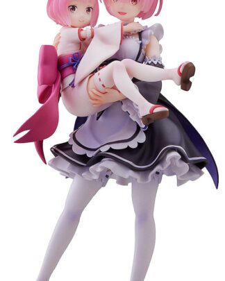 Re:Zero Starting Life in Another World PVC Statue 1/7 Ram & Childhood Ram 23 cm