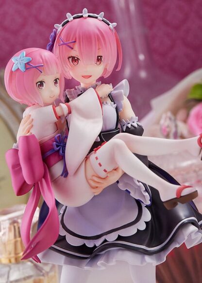 Re:Zero Starting Life in Another World PVC Statue 1/7 Ram & Childhood Ram 23 cm – Bild 5