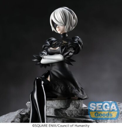 NieR:Automata Ver1.1a PM Perching PVC Statue 2B 13 cm – Bild 5