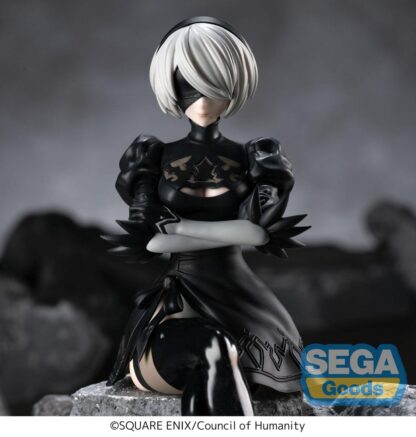 NieR:Automata Ver1.1a PM Perching PVC Statue 2B 13 cm – Bild 6