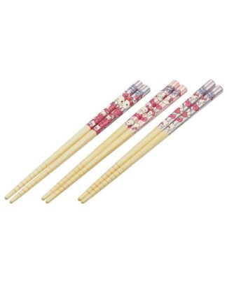 Hello Kitty Bambus Essstäbchen Set Hello Kitty