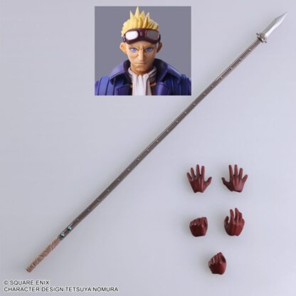 Final Fantasy VII Bring Arts Actionfigur Cid Highwind 15 cm – Bild 2
