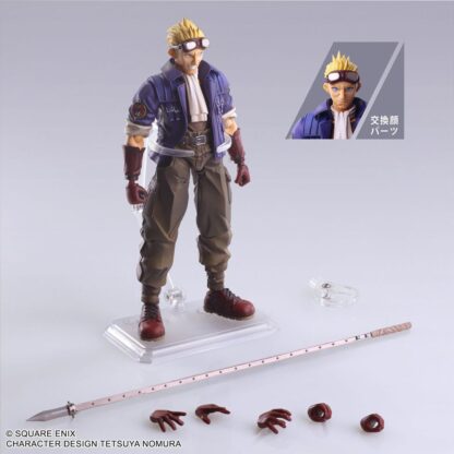 Final Fantasy VII Bring Arts Actionfigur Cid Highwind 15 cm – Bild 9