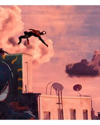 Spider-Man Kunstdruck Miles Morales 30 x 46 cm - ungerahmt