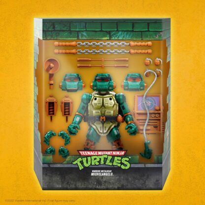 Teenage Mutant Ninja Turtles Ultimates Actionfigur Warrior Metalhead Michelangelo 18 cm – Bild 5