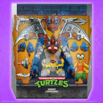 Teenage Mutant Ninja Turtles Ultimates Actionfigur Wingnut & Screwloose 18 cm – Bild 6