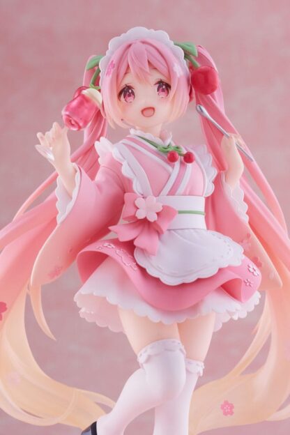 Hatsune Miku PVC Statue Newley Written Sakura Miku Japanese Cafe Ver. 18 cm – Bild 10