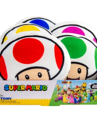 Super Mario Mocchi-Mocchi Plüschfiguren Set Toad 15 cm Sortiment (5)