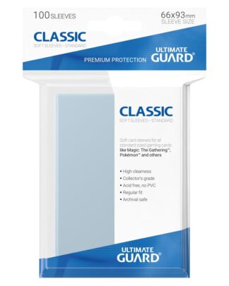 Ultimate Guard Classic Soft Sleeves Standardgröße Transparent (100)