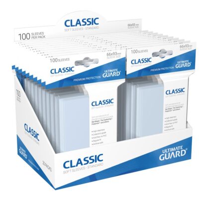 Ultimate Guard Classic Soft Sleeves Standardgröße Transparent (100) – Bild 4