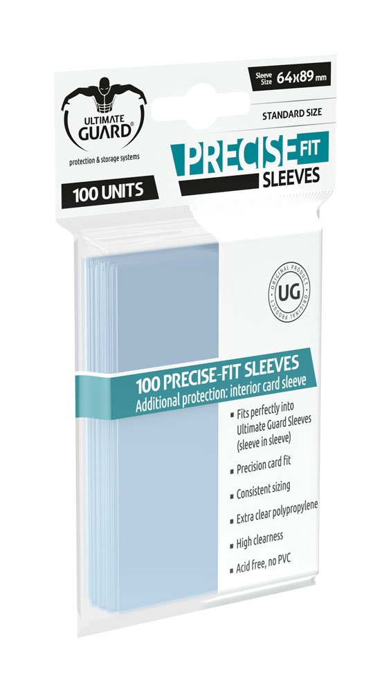 Ultimate Guard Precise-Fit Sleeves Standardgröße Transparent (100) – Bild 2