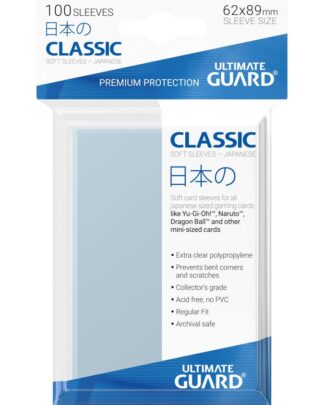 Ultimate Guard Classic Soft Sleeves Japanische Größe Transparent (100)