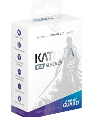 Ultimate Guard Katana Sleeves Standard Size (100) - Transparent
