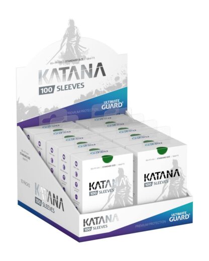 Ultimate Guard Katana Sleeves Standardgröße Grün (100) – Bild 5