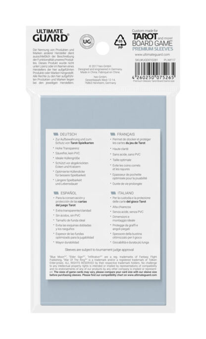 Ultimate Guard Premium Soft Sleeves für Tarot-Karten (50) – Bild 3