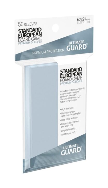 Ultimate Guard Premium Soft Sleeves für Brettspielkarten Standard European (50) – Bild 2