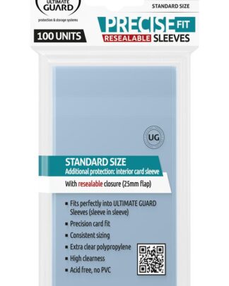Ultimate Guard Precise-Fit Sleeves wiederverschließbar Standardgröße Transparent (100)