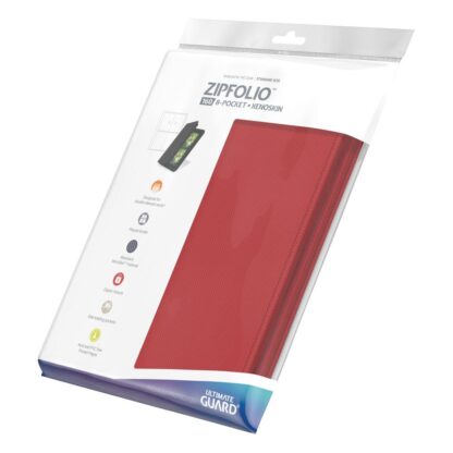 Ultimate Guard Zipfolio 160 - 8-Pocket XenoSkin Rot – Bild 8