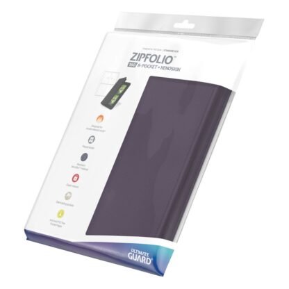 Ultimate Guard Zipfolio 160 - 8-Pocket XenoSkin Violett – Bild 8