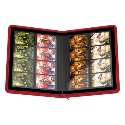 Ultimate Guard Zipfolio 320 - 16-Pocket XenoSkin Rot – Bild 7