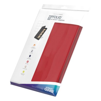 Ultimate Guard Zipfolio 320 - 16-Pocket XenoSkin Rot – Bild 8