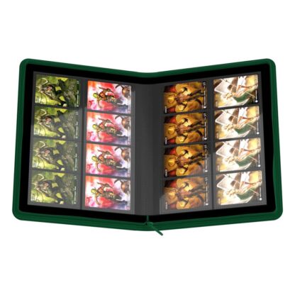 Ultimate Guard Zipfolio 320 - 16-Pocket XenoSkin Grün – Bild 7