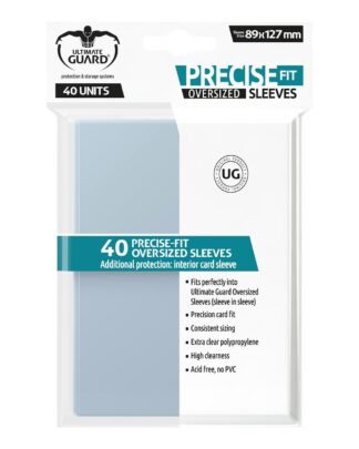 Ultimate Guard Precise-Fit Sleeves Oversized Transparent (40)