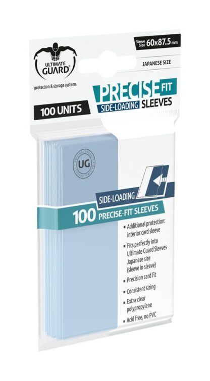 Ultimate Guard Precise-Fit Sleeves Side-Loading Japanische Größe Transparent (100) – Bild 2