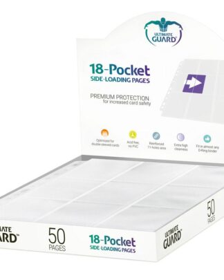 Ultimate Guard 18-Pocket Pages Side-Loading Weiß (50)