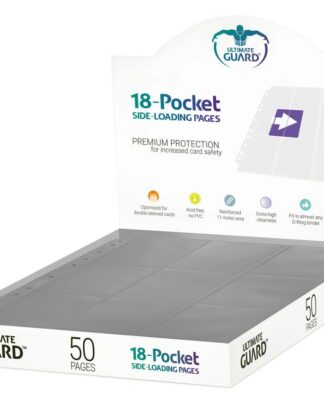 Ultimate Guard 18-Pocket Pages Side-Loading Grau (50)