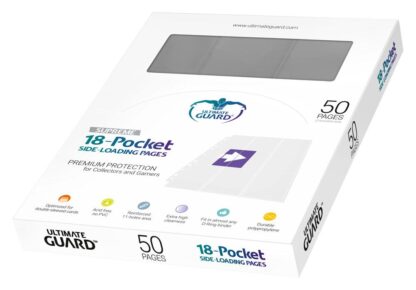 Ultimate Guard 18-Pocket Pages Side-Loading Grau (50) – Bild 2