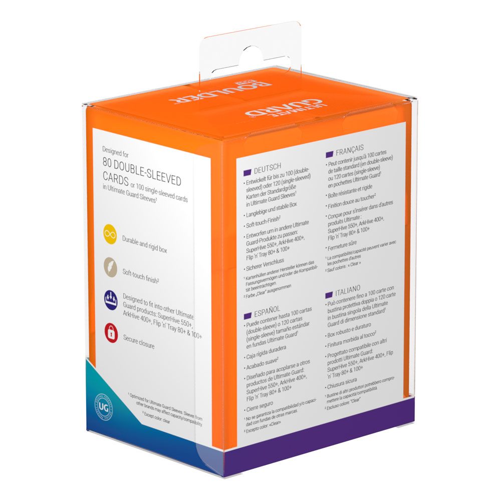 Ultimate Guard Boulder Deck Case 80+ Standardgröße Poppy Topaz – Bild 8