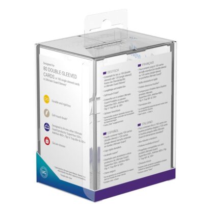 Ultimate Guard Boulder Deck Case 80+ Standardgröße Transparent – Bild 8