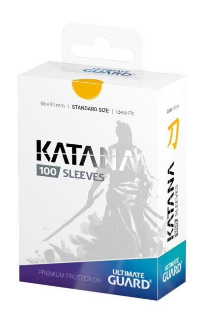 Ultimate Guard Katana Sleeves Standardgröße Gelb (100) – Bild 4