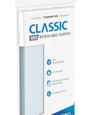 Ultimate Guard Classic Sleeves wiederverschließbar Standardgröße Transparent (100)
