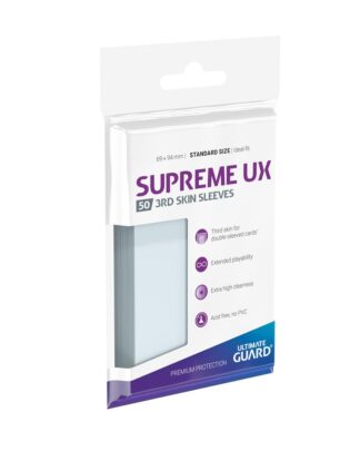 Ultimate Guard Supreme UX 3rd Skin Sleeves Standardgröße Transparent (50)