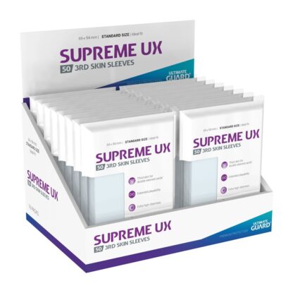 Ultimate Guard Supreme UX 3rd Skin Sleeves Standardgröße Transparent (50) – Bild 5