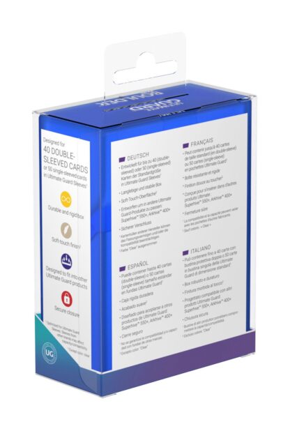 Ultimate Guard Boulder Deck Case 40+ Standardgröße Sapphire – Bild 8